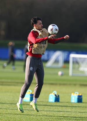 Bojan Miovski training ahead of tomorrow s Europa League match against FC Porto. Rangers Training - The Rangers Training Centre, Glasgow, Lanarkshire, Scotland, UK - 28 Jan 2026Glasgow The Rangers Training Centre Lanarkshire United Kingdom  Copyright: xO Rourke RangersxFC Shutterstockx 16457496c