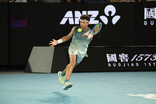 TENNIS : Open d Australie 2026 - Melbourne - 28 01 2026 Ben Shelton - Australian Open - Melbourne - 28 01 2026 MELBOURNE  Copyright: xSportxPSNEWZx