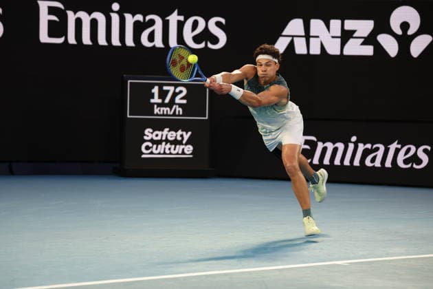 TENNIS : Open d Australie 2026 - Melbourne - 28 01 2026 Ben Shelton - Australian Open - Melbourne - 28 01 2026 MELBOURNE  Copyright: xSportxPSNEWZx