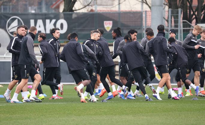 2026,01,28, Stuttgart, Football UEFA Europa League, Season 2025 2026, VfB Stuttgart, Training,
