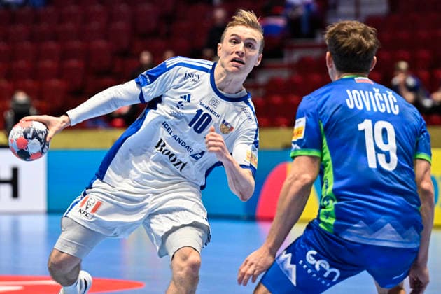 Handball, European Championship, Slovenia - Iceland