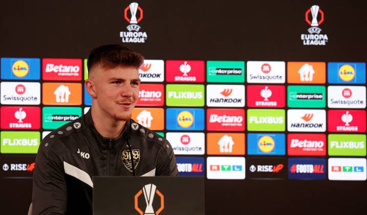 2026,01,28, Stuttgart, Football UEFA Europa League, Season 2025 2026, VfB Stuttgart, PK, Final PK, Press conference, Finn Jeltsch