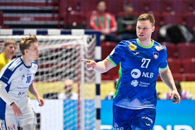 Slovenia s Kristjan HorÅ¾en during the 2026 EHF European Men s Handball Championship the EHF Euro 2026 main round match between Slovenia and Iceland at Malmö Arena, in Malmö, Sweden, on January 28, 2026 MALMÖ SWEDEN x50090x  Copyright: xJohanxNilsson TTx EHF EURO 2026 SLOVENIA-ICELAND