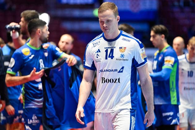 MALMÖ, SVERIGE 20260128 Iceland s Omar Ingi Magnusson during the 2026 EHF European Men s Handball Championship the EHF Euro 2026 main round match between Slovenia and Iceland at Malmö Arena, in Malmö, Sweden, on January 28, 2026 MALMÖ SVERIGE x50090x  Copyright: xJohanxNilsson TTx EHF EURO 2026 SLOVENIA-ICELAND