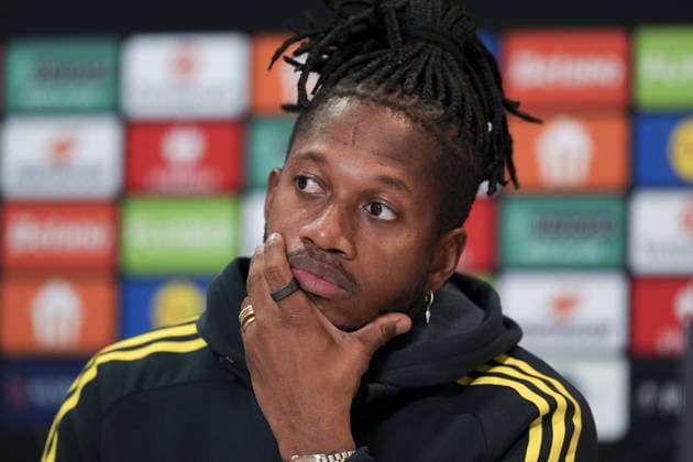 Ahead of FCSB v Fenerbahce - UEFA Europa League BUCHAREST, ROMANIA - JANUARY 28: Fenerbahce player Fred speaks during the press conference, PK, Pressekonferenz ahead of the UEFA Europa League Week 8 football match between FCSB and Fenerbahce at the National Arena in Bucharest, Romania on January 28, 2026. Arife Karakum Anadolu Bucharest Romania. Editorial use only. Please get in touch for any other usage.  Copyright: x2026xAnadoluxArifexKarakumx