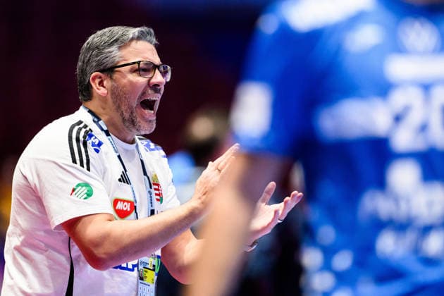 260128 Head coach Jose Maria Rodriguez Vaquero of Hungary during the EHF European Handball Championship main round match between Croatia and Hungary on January 28, 2026 in Malmö Photo Petter Arvidson BILDBYRAN kod PA PA1144 handball handball handball handballs em 2026 croatia hungary croatia hungary ungern ehf european handball championship bbeng grappa33  Copyright: PETTERxARVIDSON BB260128PA036