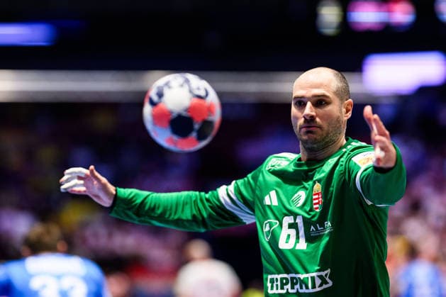260128 Goalkeeper Laszlo Bartucz of Hungary during the EHF European Handball Championship main round match between Croatia and Hungary on January 28, 2026 in Malmö Photo Petter Arvidson BILDBYRAN kod PA PA1144 handball handball handball handballs em 2026 croatia hungary croatia hungary unger ehf european handball championship bbeng grappa33  Copyright: PETTERxARVIDSON BB260128PA038