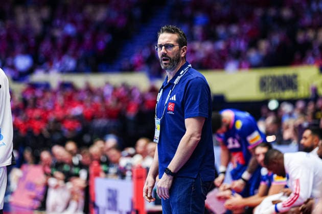 Guillaume Gille France, Coach DEN, Germany vs France, Handball, EHF European Championship 2026, Main Round, Matchday 4, 28 01 2026 DEN, Germany vs France, Handball, EHF European Championship 2026, Main Round, Matchday 4, 28 01 2026 Herning Copyright: xEibner-Pressefoto MarcelxvonxFehrnx EP_MFN