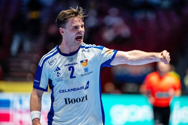 Slovenia v Iceland, EHF EURO 2026, Malmo, Sweden Malmo, Sweden. 28th of January, 2026. Odinn Rikhardsson (2) of Iceland seen during the EHF Euro 2026 match between Slovenia v Iceland at Malmo Arena, Malmo on 28 01 2026 Sweden, Malmo, Malmö Arena  Copyright: xGonzalesxPhoto TobiasxJorgensenx