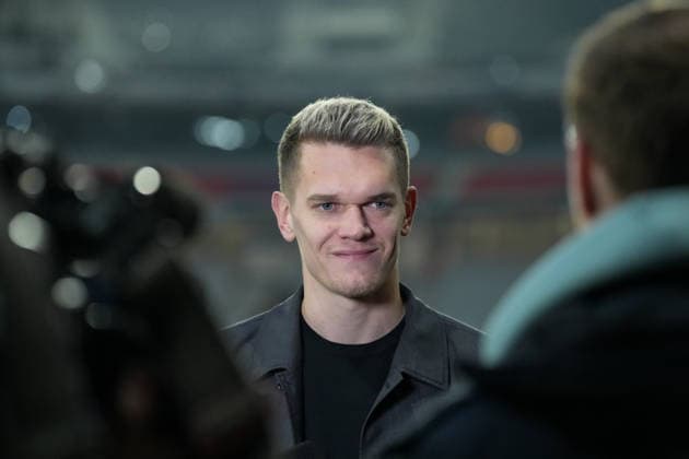 Matthias Ginter SC Freiburg, 28 , France, Football, UEFA Europa League, Matchday 8, League phase, 2025 2026, OSC Lille vs SC Freiburg, 28 01 2026, Press conference of SC Freiburg before the last Europa League match in the league phase, Press conference, Stade Pierre Mauroy, Lille, France, Press conference of SC Freiburg before the last Europa League match in the league phase, Press conference Lille Stade Pierre Mauroy DÃ partements Nord, Hauts de Fra France Copyright: xArnexAmbergx