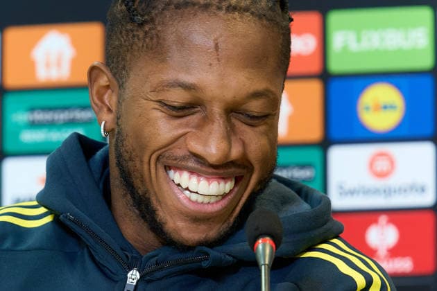 Fenerbahce press conference, PK, Pressekonferenz FCSB v Fenerbahce, UEFA Europa League, Fotball, Phase MD8, Bucharest, Romania Bucharest, Romania. 28th Jan, 2026: Fred, Fenerbahce SK football team midfielder, attends a press conference one day ahead of the UEFA Europa League, league phase, matchday 8, football match between FCSB and Fenerbahce SK, at the National Arena Stadium in Bucharest. Bucharest Romania Copyright: xLucianxAlecux