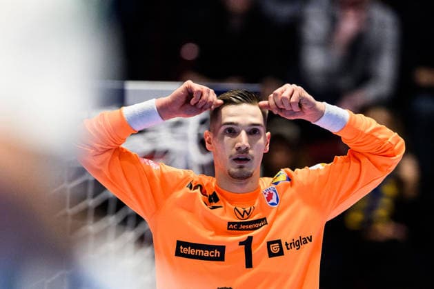 260128 Goalkeeper Dominik Kuzmanovic of Croatia during the EHF European Handball Championship main round match between Croatia and Hungary on January 28, 2026 in Malmö Photo Petter Arvidson BILDBYRAN kod PA PA1144 handball handball handball handballs em 2026 croatia hungary croatia hungary ungern ehf european handball championship bbeng grappa33  Copyright: PETTERxARVIDSON BB260128PA049