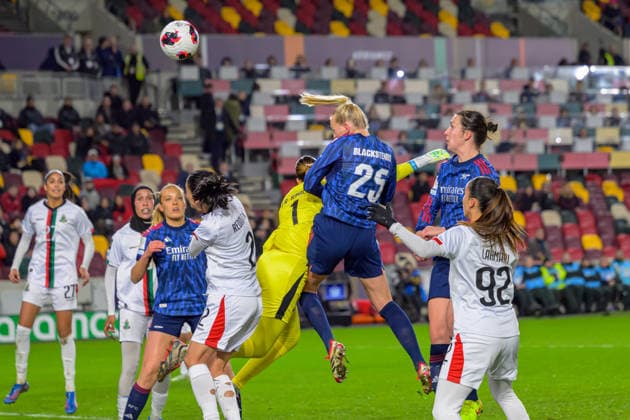 Football, Women, Champions Cup in London, FC Arsenal - AS FAR Rabat