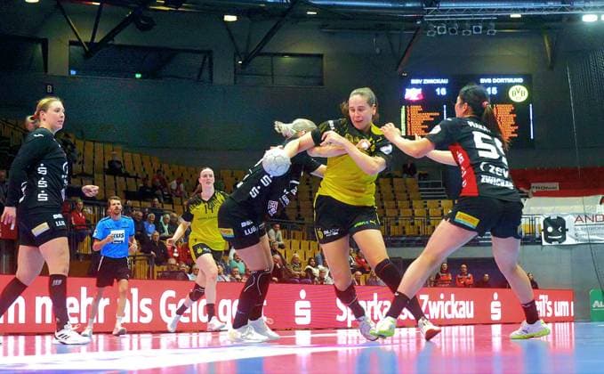Handball, Women, HBF, BSV Sachsen Zwickau - Borussia Dortmund