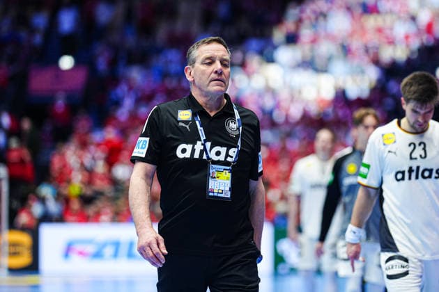 Alfred Gislason Germany, Coach DEN, Germany vs France, Handball, EHF European Championship 2026, Main Round, Matchday 4, 28 01 2026 DEN, Germany vs France, Handball, EHF European Championship 2026, Main Round, Matchday 4, 28 01 2026 Herning Copyright: xEibner-Pressefoto MarcelxvonxFehrnx EP_MFN