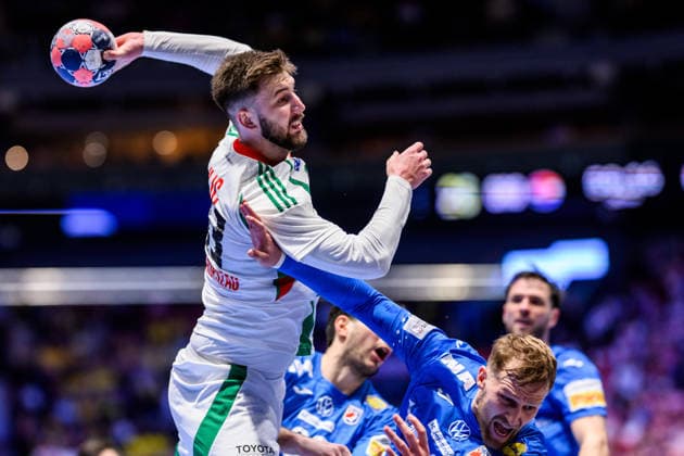 260128 Zoran Ilic of Hungary during the EHF European Handball Championship main round match between Croatia and Hungary on January 28, 2026 in Malmö Photo Petter Arvidson BILDBYRAN kod PA PA1144 handball handball handball handballs em 2026 croatia hungary kroatien ungern ehf european handball championship bbeng grappa33  Copyright: PETTERxARVIDSON BB260128PA088