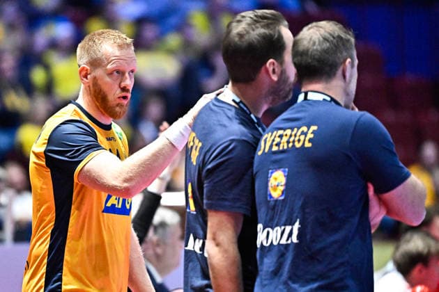 MALMÖ, SWEDEN 20260128 Swedens Jim Gottfridsson during the European Handball Championship middle round match between Switzerland and Sweden in Malmö Arena, Malmö, Sweden, January 28, 2026 MALMÖ SWEDEN x50090x  Copyright: xJohanxNilsson TTx HANDBOLLS-EM 2026 SCHWEIZ-SVERIGE