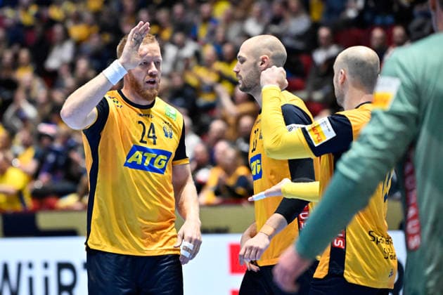 MALMÖ, SWEDEN 20260128 Swedens Jim Gottfridsson during the European Handball Championship middle round match between Switzerland and Sweden in Malmö Arena, Malmö, Sweden, January 28, 2026 MALMÖ SWEDEN x50090x  Copyright: xJohanxNilsson TTx HANDBOLLS-EM 2026 SCHWEIZ-SVERIGE