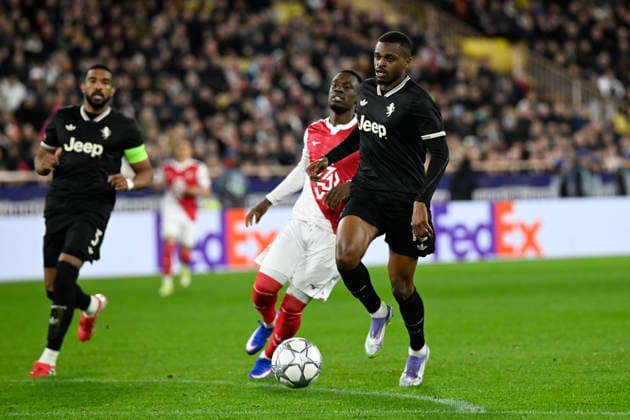 FOOTBALL : AS Monaco VS Juventus FC - UEFA Champions League - 28 01 2026 Pierre Kalulu (Juventus) - UEFA Champions League match between AS Monaco and Juventus FC on January 28, 2026 at the Louis II Stadium in Monaco. MonacoMonaco  Copyright: xWilliamxCannarellax