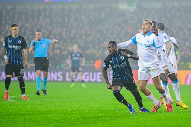 Club Brugge v Marseille - UEFA Champions League BRUGGE, BELGIUM - JANUARY 28 : Forbs Carlos forward of Club Brugge in action during the UEFA Champions League 2025 26 League Phase MD8 match between Club Brugge and Marseille on January 28, 2026 in Brugge, Belgium, 28 01 2026 Brugge Belgium  Copyright: xJanxDexMeuleneirx