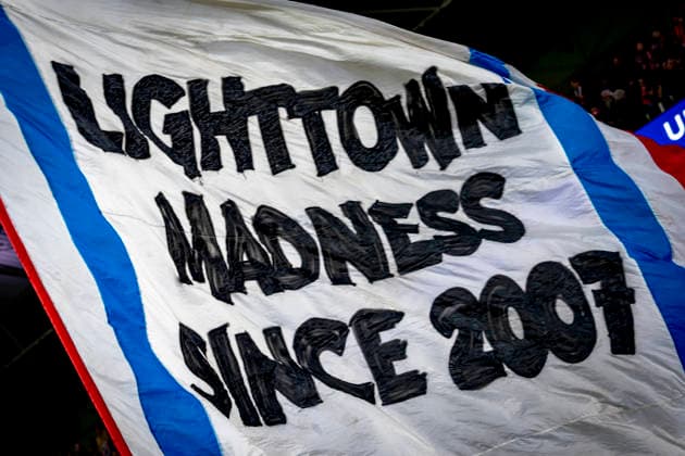 Supporters of PSV Eindhoven banner during the match PSV Eindhoven vs FC Bayern Munchen at the Philips stadium for the Champions League League phase Matchday 8 season 2025 2026 in EINDHOVEN, Netherlands on 28 01 2026,