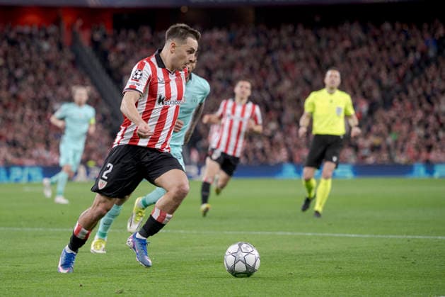 UEFA Champions League Athletic Club vs Sporting Clube de Portugal Andoni Gorosabel of Athletic Club in action during Champions League 2025-26 League phase match between Athletic Club and Sporting Clube de Portugal at San mames stadium. Bilbo (Basque Country). January 28, 2026. (Gari Garaialde Bostok Photo) Bilbao Bizkaia Spain Editorial Use Only  Copyright: xGarikoitzxGaraialdex xBostokxPhotox Bostok Photo GarixGaraialdex GG2601280028