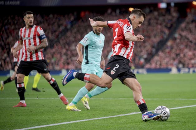 UEFA Champions League Athletic Club vs Sporting Clube de Portugal Andoni Gorosabel of Athletic Club in action during Champions League 2025-26 League phase match between Athletic Club and Sporting Clube de Portugal at San mames stadium. Bilbo (Basque Country). January 28, 2026. (Gari Garaialde Bostok Photo) Bilbao Bizkaia Spain Editorial Use Only  Copyright: xGarikoitzxGaraialdex xBostokxPhotox Bostok Photo GarixGaraialdex GG2601280032