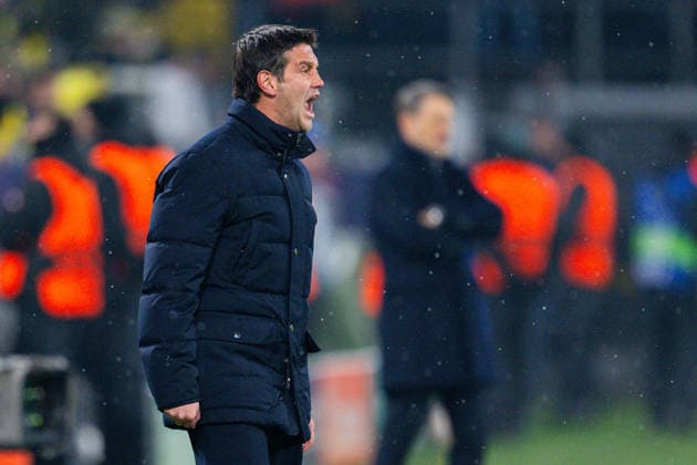 28 01 2026 Football, 2025 2026, UEFA Champions League, Matchday 8, Borussia Dortmund Inter Milan Cristian Chivu Coach Milan