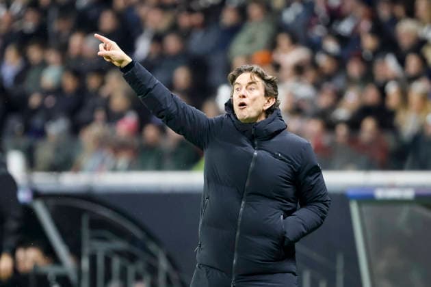 Thomas Frank Tottenham Hotspur, Coach , Germany, Football, UEFA Champions League, Matchday 8, 2025 2026, Eintracht Frankfurt vs Tottenham Hotspur, 28 01 2026, Frankfurt am Main Deutsche Bank Park Germany Copyright: xGrantxHubbsx