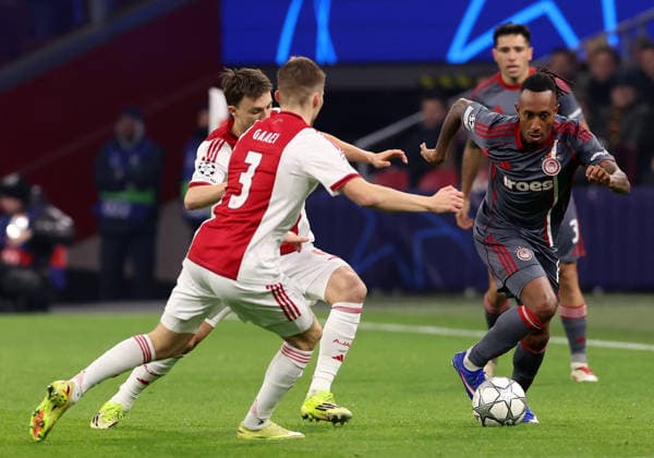Gelson Martins of Olympiakos Piraeus during the match AFC Ajax Amsterdam vs Olympiacos Piraues at the Johan Cruijff ArenA for the UEFA Champions League season 2025 2026 in AMSTERDAM, Netherlands on 28 january 2026