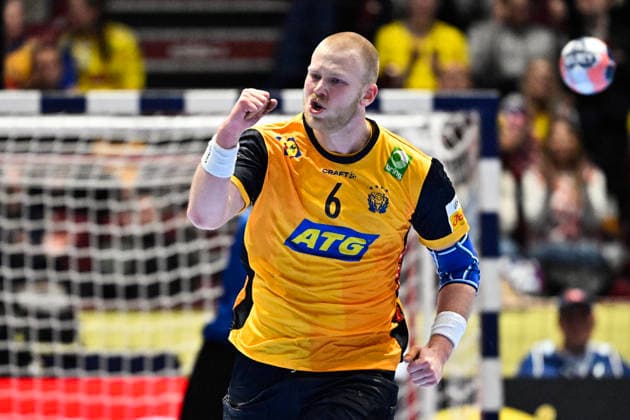 Sweden s Felix Möller during the 2026 EHF European Men s Handball Championship the EHF Euro 2026 main round match between Switzerland and Sweden at Malmö Arena, Malmö, Sweden, January 28, 2026 MALMÖ SWEDEN x50090x  Copyright: xJohanxNilsson TTx EHF EURO 2026 SWITZERLAND-SWEDEN