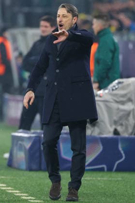 UEFA Champions League Borussia Dortmund Inter Milan on 28 01 2026 at Signal Iduna Park in Dortmund Coach Niko Kovac Dortmund gives loud instructions MH