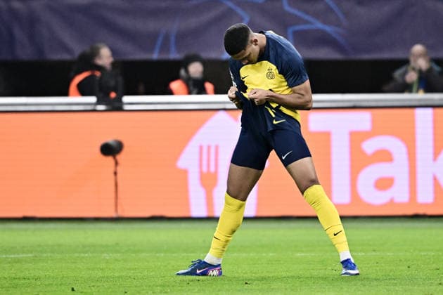 260128 Royale Union Saint-Gilloise vs Atalanta Guilherme Smith (11) of Union looks dejected during the Uefa Champions League 8th matchday in the League phase game in season 2025 - 2026 between Royale Union Saint-Gilloise and Atalanta Bergamasca Calcio on January 28 , 2026 in Anderlecht, Belgium. (Photo by Maarten Straetemans isosport) Anderlecht Belgium  Copyright: xMaartenxStraetemansx UNION-ATALANTA_20260128_024