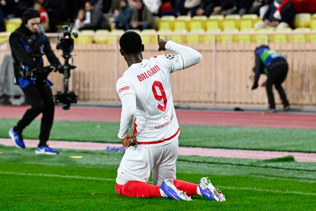 FOOTBALL : AS Monaco VS Juventus FC - UEFA Champions League - 28 01 2026 Joy ASM - But Folarin Balogun (ASM) offside - UEFA Champions League match between AS Monaco and Juventus FC on January 28, 2026 at the Louis II Stadium in Monaco. MonacoMonaco  Copyright: xWilliamxCannarellax