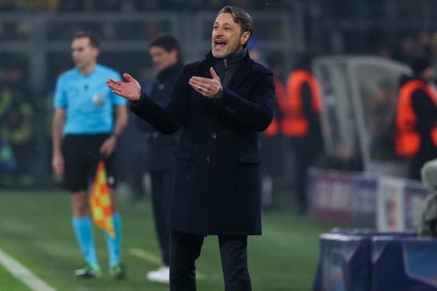 UEFA Champions League Borussia Dortmund Inter Milan on 28 01 2026 at Signal Iduna Park in Dortmund Coach Niko Kovac Dortmund gives loud instructions MH