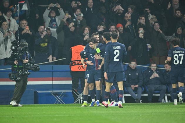 PSG v Newcastle United - UEFA Champions League PARIS, FRANCE - JANUARY 28: Players of PSG celebrate after scoring a goal during the UEFA Champions League league phase Matchday 8 match between Paris Saint-Germain and Newcastle United FC at Parc des Princes in Paris, France on January 28, 2026. Mustafa Yalcin Anadolu Paris France. Editorial use only. Please get in touch for any other usage.  Copyright: x2026xAnadoluxMustafaxYalcinx