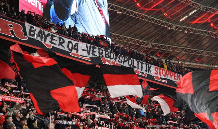 Fans Bayer Leverkusen GER, Bayer 04 Leverkusen vs Villarreal CF, Football, Champions League, Matchday 8, Season 2025 2026, 28 01 2026 GER, Bayer 04 Leverkusen vs Villarreal CF, Football, Champions League, Matchday 8, Season 2025 2026, 28 01 2026 Leverkusen Copyright: xEibner-Pressefotox xThomasxStoeckerx EP_TSR
