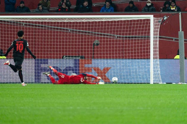 UEFA Champions League 2025 26 Bayer 04 Leverkusen vs Villarreal CF Matchday 8 of the league phase Wednesday, 28 01 2026 BayArena Nordrhein Westfalen, Germany Arnau Tenas 25 Copyright: xCelinaxLeiersx