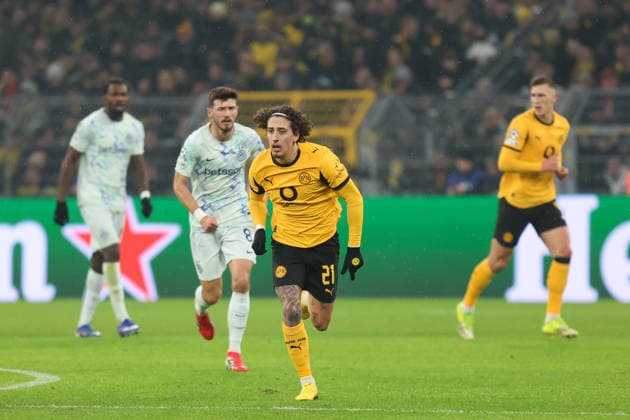 Fabio Silva Borussia Dortmund GER, Borussia Dortmund vs Inter Milan, Football, Champions League, Matchday 8, Season 2025 2026, 28 01 2026 DFL REGULATIONS PROHIBIT ANY USE OF PHOTOGRAPHS AS IMAGE SEQUENCES AND OR QUASI VIDEO GER, Borussia Dortmund vs Inter Milan, Football, Champions League, Matchday 8, Season 2025 2026, 28 01 2026 Dortmund Copyright: xEibner-Pressefoto FrankxZeisingx EP_FZG