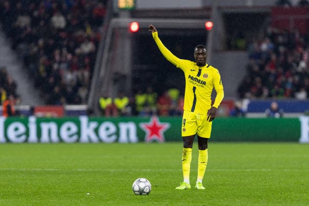 UEFA Champions League Bayer 04 Leverkusen Villarreal FC 28 01 2026 Nicolas Pepe Villarreal FC, 19 UEFA Champions League Bayer 04 Leverkusen Villarreal FC BayArena, Leverkusen 28 01 2026 Copyright: xBEAUTIFULxSPORTS Buriakovx