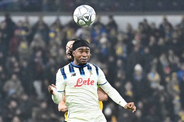 Royale Union Saint-Gilloise v Atalanta - UEFA Champions League BRUSSELS, BELGIUM - JANUARY 28 : Burgess Christian defender of Union Saint-Gilloise and Lookman Ademola forward of Atalanta battle for the ball during the UEFA Champions League 2025 26 League Phase MD8 match between Royale Union Saint-Gilloise and Atalanta on January 28, 2026 in Brussels, Belgium, 28 01 2026 Brussels Belgium  Copyright: xPeterxDexVoechtx