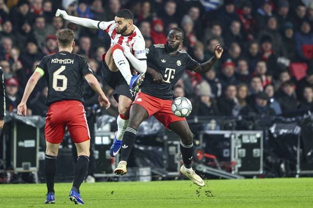 EINDHOVEN , 28-01-2026 , Philips Stadium , season 2025 2026 , UEFA Champions League football , League phase matchday 8 , match between PSV and Bayern Munchen , picture shows PSV player Ismael Saibari PSV - Bayern Munchen  x201144584x Copyright: