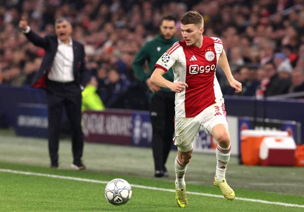 Anton Gaaei of AFC Ajax during the match AFC Ajax Amsterdam vs Olympiacos Piraues at the Johan Cruijff ArenA for the UEFA Champions League season 2025 2026 in AMSTERDAM, Netherlands on 28 january 2026