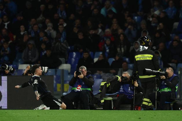 Chelsea s Enzo Fernandez celebrates after scoring goal 0-1 during the UEFA Champions League football match between Napoli vs Chelsea - Champions League 2025 2026 - Diego Armando Maradona stadium January 28, 2026 Naples, Italy soccer  Copyright: xAlessandroxGarofalo LaPressex