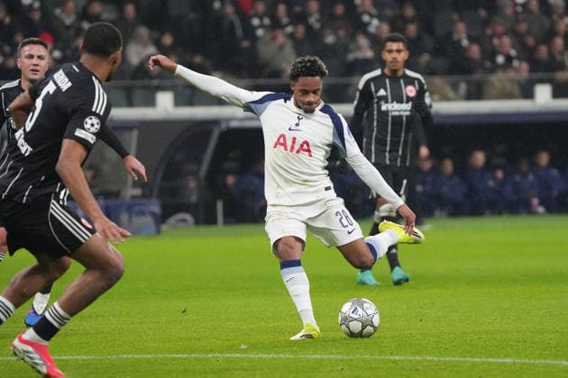 Wilson Odobert Tottenham Hotspur, 28 moves from Frankfurt 28 01 2026 Eintracht Frankfurt vs Tottenham Hotspurs, Deutsche Bank Park, Matchday 8 Champions League
