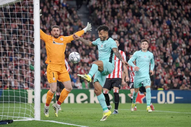 UEFA Champions League Athletic Club vs Sporting Clube de Portugal Luis Suarez of Sporting Clube de Portugal in action during Champions League 2025-26 League phase match between Athletic Club and Sporting Clube de Portugal at San mames stadium. Bilbo (Basque Country). January 28, 2026. (Gari Garaialde Bostok Photo) Bilbao Bizkaia Spain Editorial Use Only  Copyright: xGarikoitzxGaraialdex xBostokxPhotox Bostok Photo GarixGaraialdex GG2601280098