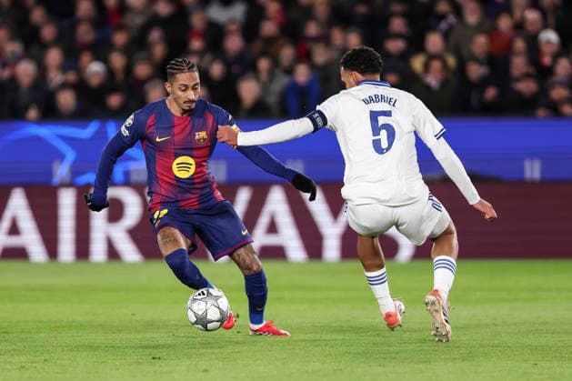 January 28, 2026, Barcelona, Barcelona, Spain: Raphinha of FC Barcelona, Barca in action during the UEFA Champions League 2025 26 League Phase MD8 match between FC Barcelona and F.C. Copenhagen at Spotify Camp Nou stadium on January 28, 2026 in Barcelona, Spain. Barcelona Spain - ZUMAa181 20260128_zaa_a181_070 Copyright: xJavierxBorregox