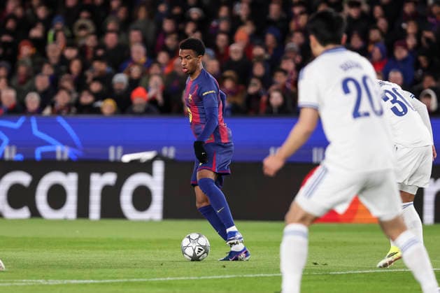 January 28, 2026, Barcelona, Barcelona, Spain: Alejandro Balde of FC Barcelona, Barca in action during the UEFA Champions League 2025 26 League Phase MD8 match between FC Barcelona and F.C. Copenhagen at Spotify Camp Nou stadium on January 28, 2026 in Barcelona, Spain. Barcelona Spain - ZUMAa181 20260128_zaa_a181_069 Copyright: xJavierxBorregox