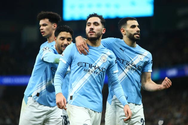 Manchester City v Galatasaray S.K., UEFA Champions League Rayan Cherki of Manchester City scores a GOAL 2-0 and celebrates with Rayan AÃ¯t-Nouri of Manchester City during the Manchester City v Galatasaray S.K. UEFA Champions League MD8 match at the Etihad Stadium, Manchester, England on 28 January 2026 Credit: Luke Williams Every Second Media Editorial use only. All images are copyright Every Second Media Limited. No images may be reproduced without prior permission. Copyright: xIMAGO EveryxSecondxMediax ESM-1778-0028 LukexWilliamsx xEveryxSecondxMediax
