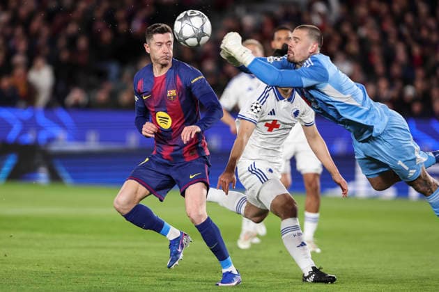 January 28, 2026, Barcelona, Barcelona, Spain: Robert Lewandowski of FC Barcelona, Barca in action during the UEFA Champions League 2025 26 League Phase MD8 match between FC Barcelona and F.C. Copenhagen at Spotify Camp Nou stadium on January 28, 2026 in Barcelona, Spain. Barcelona Spain - ZUMAa181 20260128_zaa_a181_074 Copyright: xJavierxBorregox